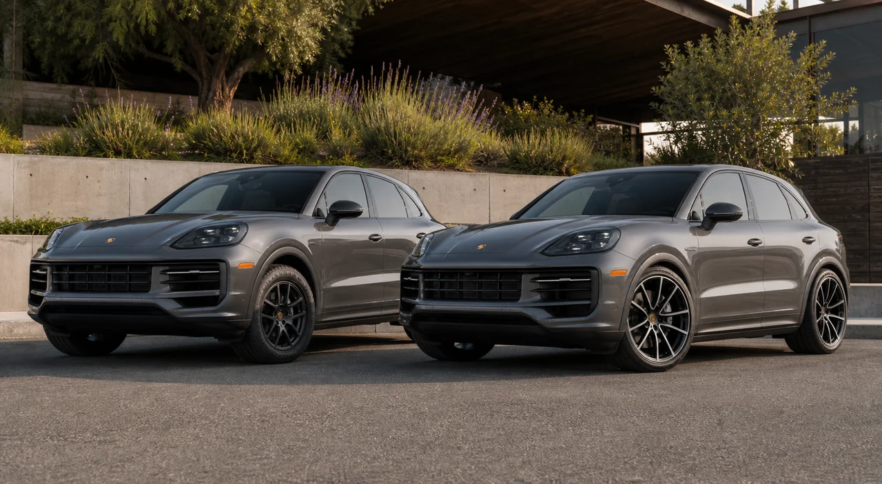 22 Inch Forged Wheels: Best Setup for Luxury SUVs Porsche Cayenne 20 inch versus 22 inch forged SUV wheel comparison