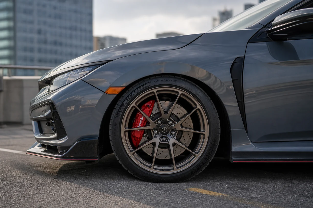Best Wheels for Daily Driving: Practical Fitment Guide civic type r daily wheel closeup