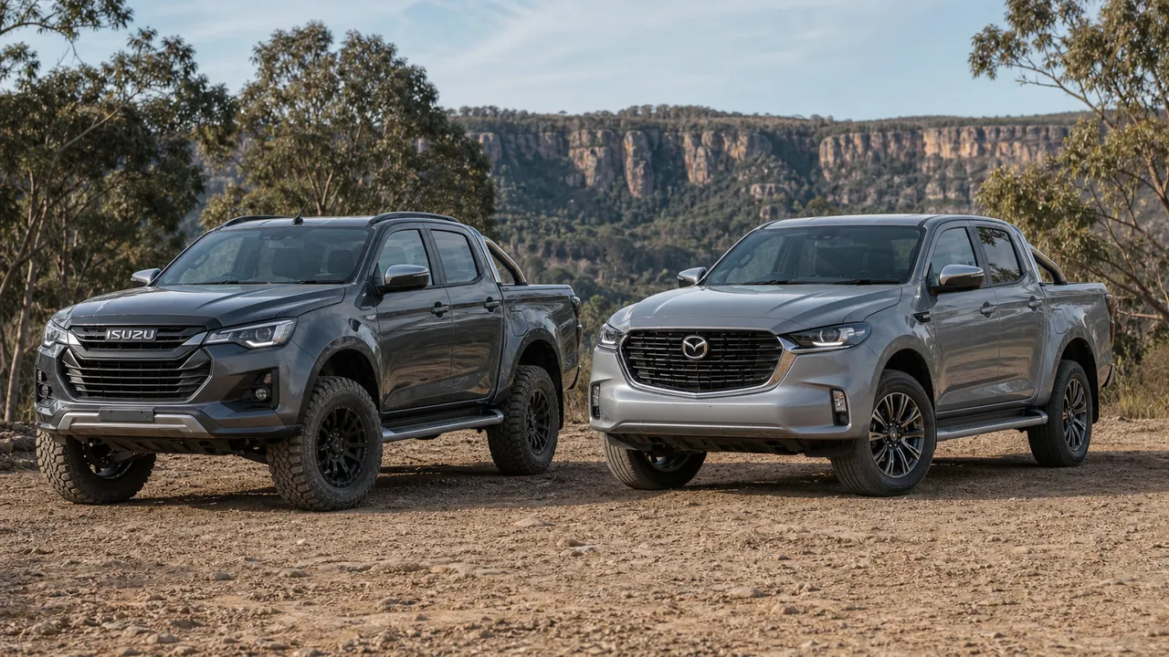 Best Isuzu D-Max Wheels for a Strong BT-50 Touring Setup Isuzu D-Max and Mazda BT-50 17 versus 18 inch wheel comparison