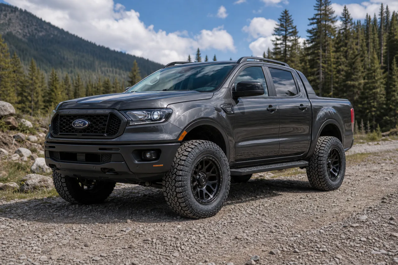 Best Tire Size for 20x10 Wheels on Trucks ford ranger 20x10 gravel fitment