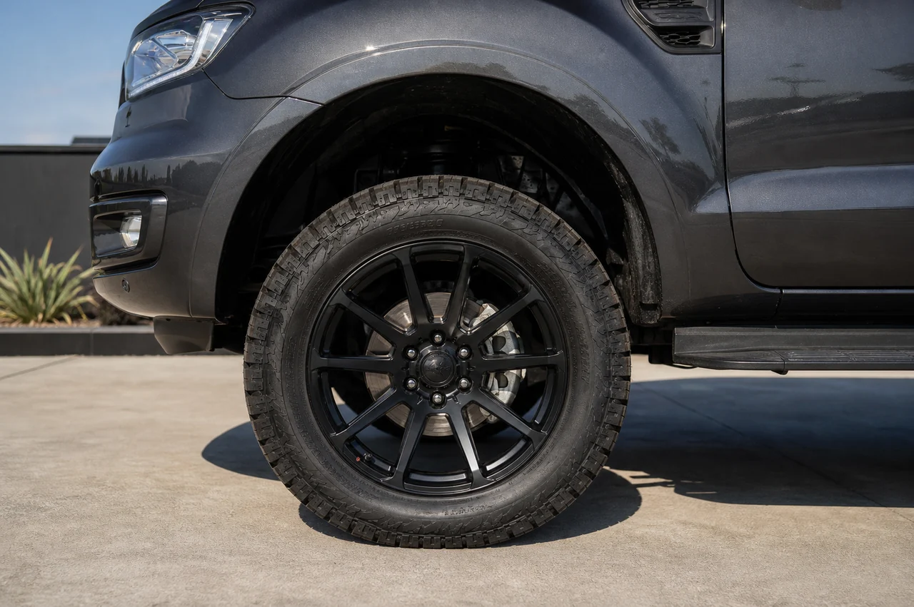 Best Tire Size for 20x10 Wheels on Trucks ford ranger 20x10 tire closeup
