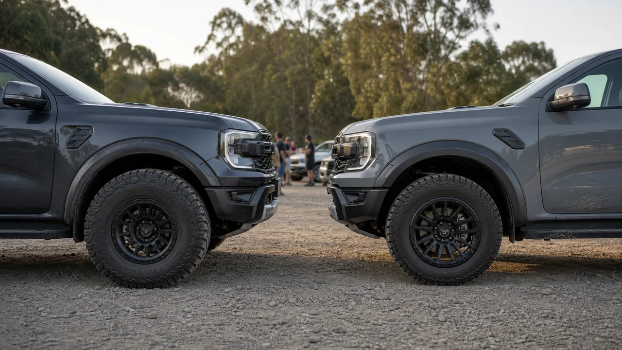Best Ford Ranger Raptor Wheels for a Strong Touring Setup Ford Ranger Raptor 17 inch versus 18 inch wheel comparison