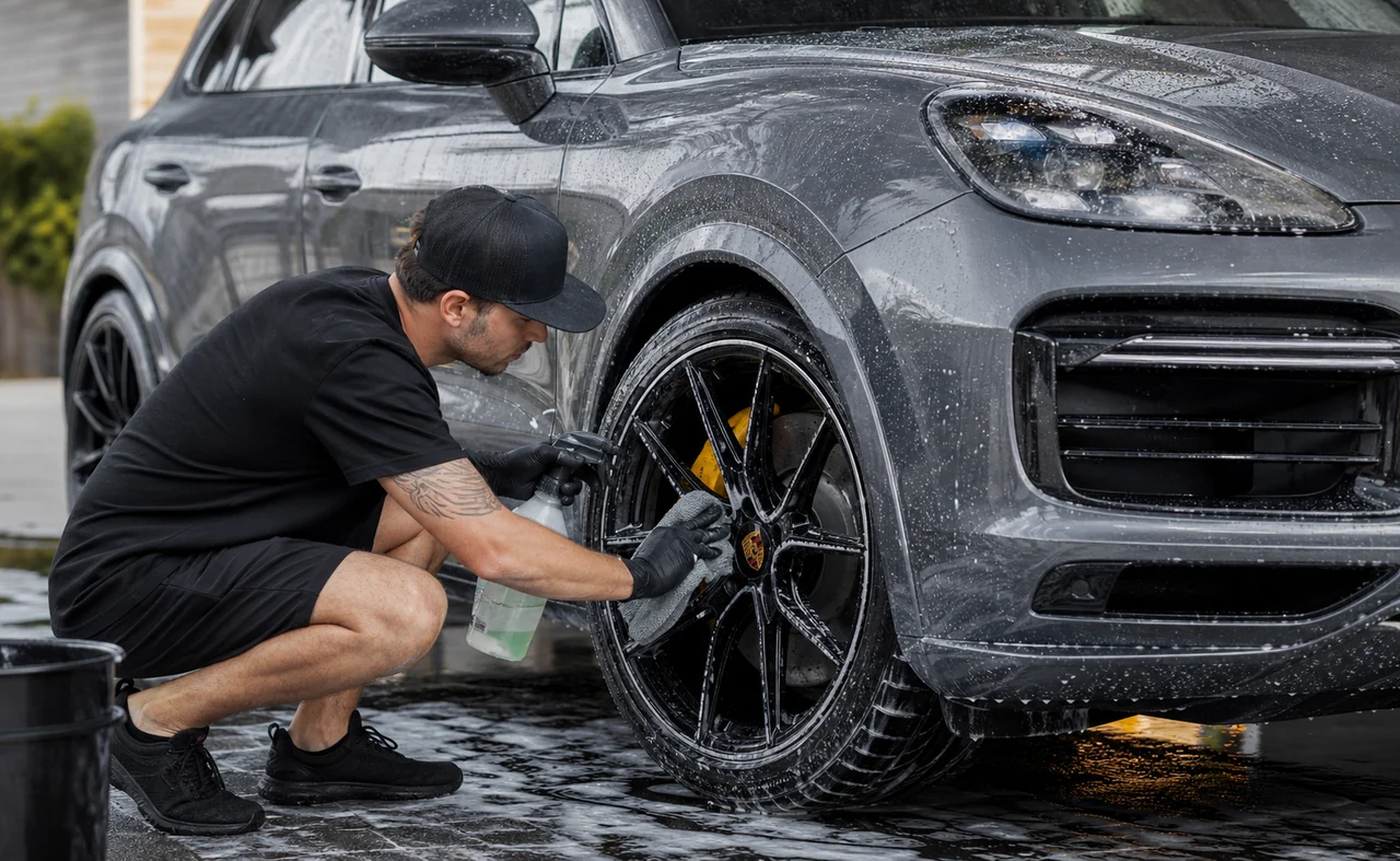 22 Inch Forged Wheels: Best Setup for Luxury SUVs Cleaning 22 inch forged wheels with pH neutral wheel cleaner