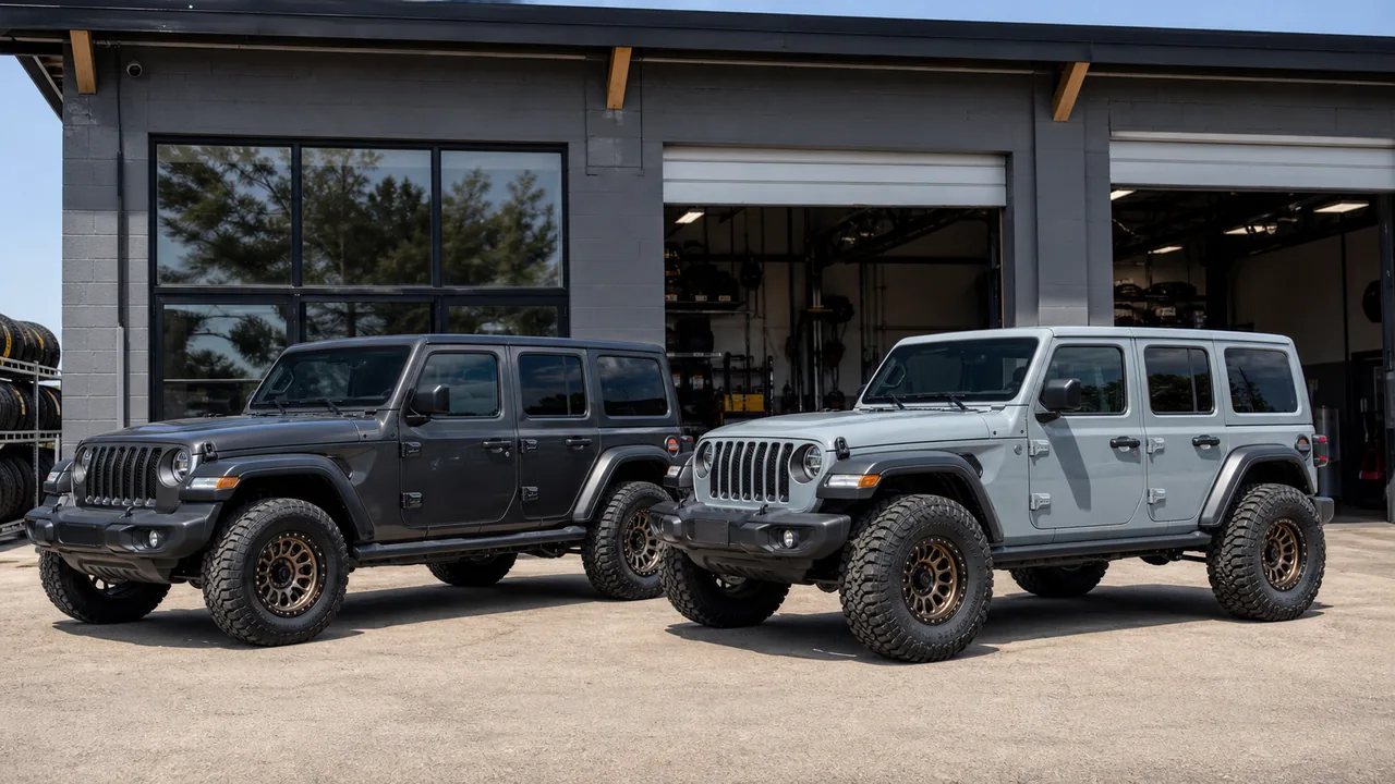 Best Jeep Wrangler JL Wheels for a Strong Trail Setup Jeep Wrangler JL 33 inch and 35 inch tire fitment comparison