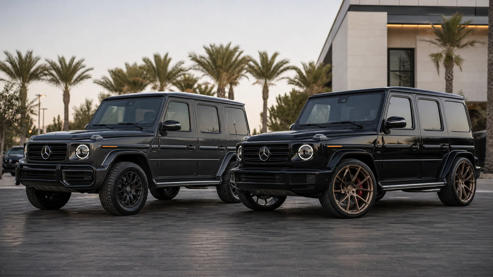 Best G-Class Forged Wheels for a Strong Street Setup Mercedes G-Class 20 inch versus 22 inch wheel comparison