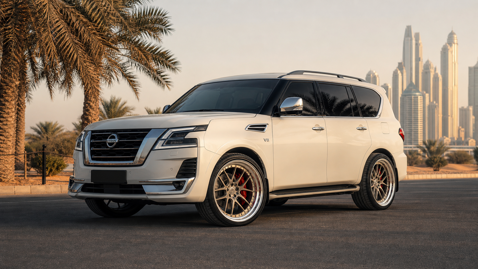 Best Patrol Y62 Deep Dish Wheels for a Strong Setup Nissan Patrol Y62 with deep dish forged wheels
