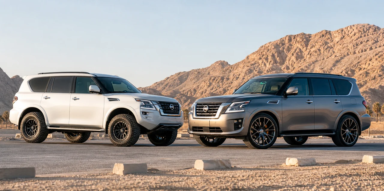 Best Nissan Patrol Y62 Wheels for a Strong Desert Setup Nissan Patrol Y62 18 inch versus 20 inch forged wheel comparison