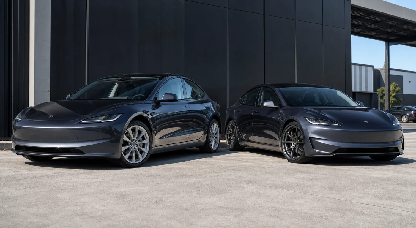 Wheel and Tire Packages: Best Online Buying Guide tesla model 3 budget vs forged package