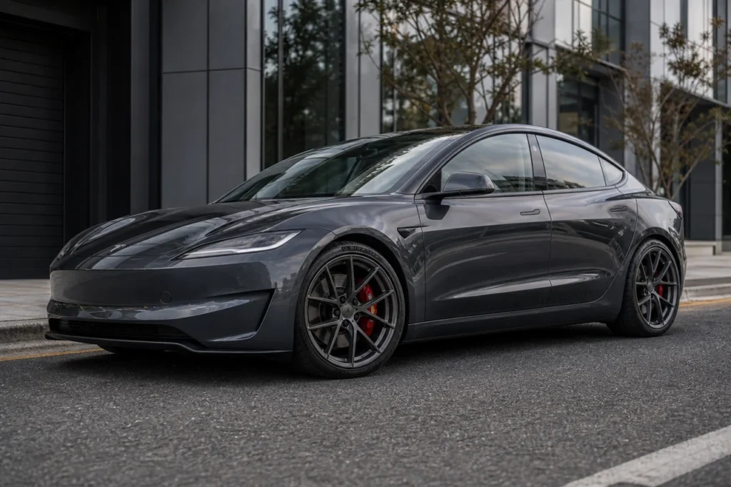 tesla model 3 wheel and tire package hero