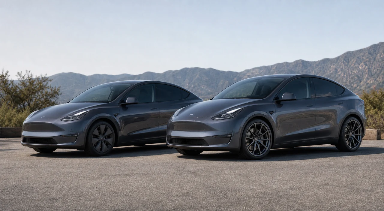 Do Bigger Wheels Affect Fuel Economy? Real Fitment Guide tesla model y small vs large wheels